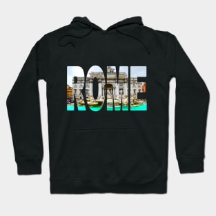 ROME Italy, Trevi Fountain Hoodie